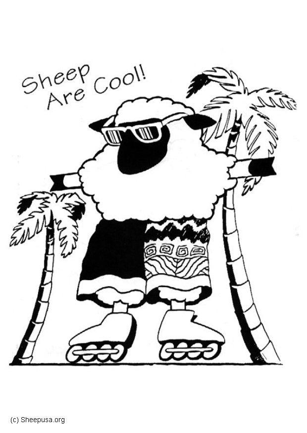 Malvorlage: Schaf (Tiere) #11482 - Kostenlose Malvorlagen zum Ausdrucken