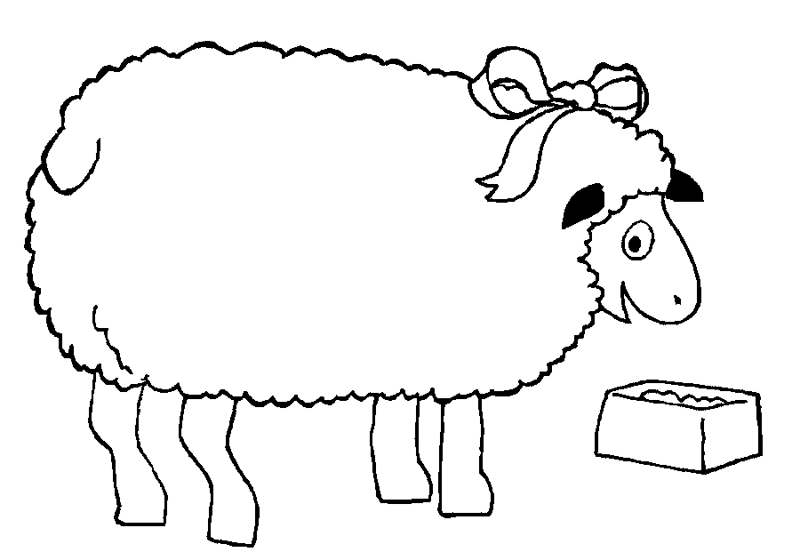 Malvorlage: Schaf (Tiere) #11499 - Kostenlose Malvorlagen zum Ausdrucken