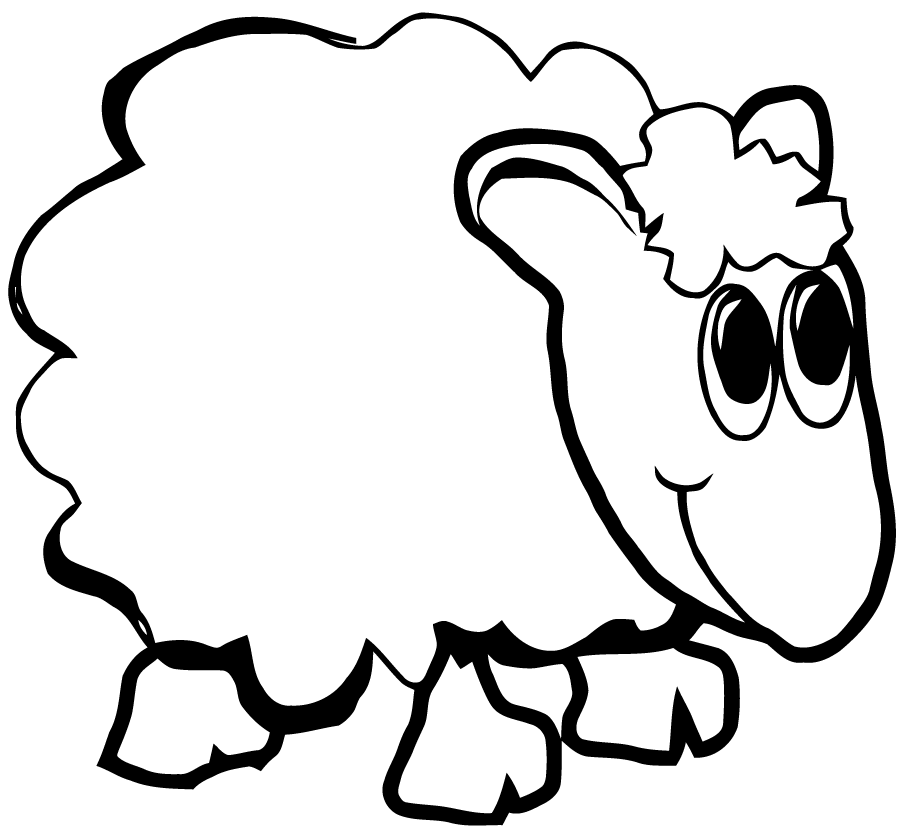 Malvorlage: Schaf (Tiere) #11543 - Kostenlose Malvorlagen zum Ausdrucken