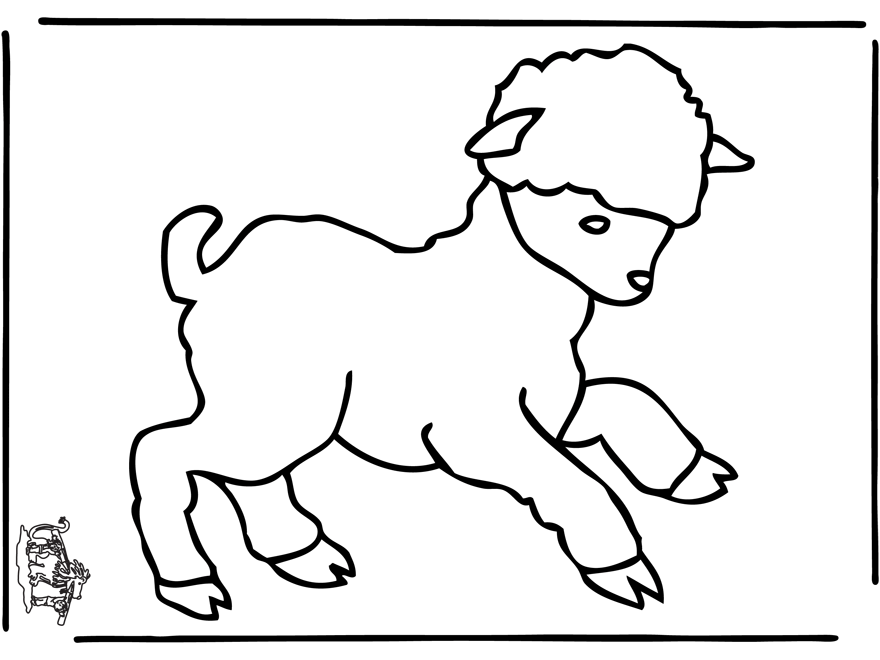 Malvorlage: Schaf (Tiere) #11559 - Kostenlose Malvorlagen zum Ausdrucken