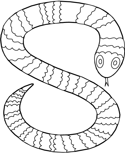 Malvorlage: Schlange (Tiere) #14368 - Kostenlose Malvorlagen zum Ausdrucken