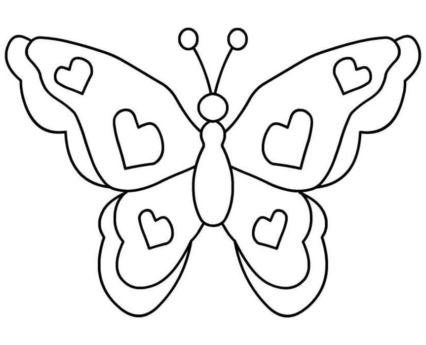 Malvorlage: Schmetterling (Tiere) #15671 - Kostenlose Malvorlagen zum Ausdrucken