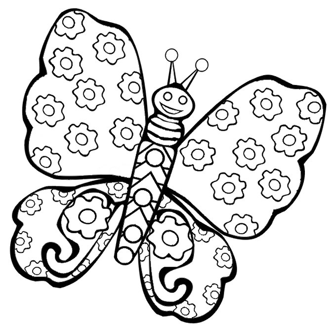 Malvorlage: Schmetterling (Tiere) #15690 - Kostenlose Malvorlagen zum Ausdrucken