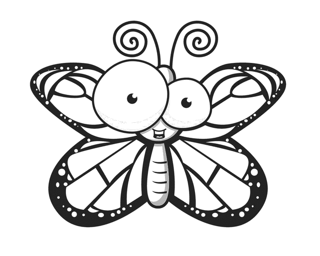 Malvorlage: Schmetterling (Tiere) #15739 - Kostenlose Malvorlagen zum Ausdrucken