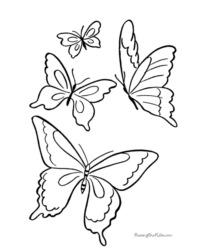 Malvorlage: Schmetterling (Tiere) #15747 - Kostenlose Malvorlagen zum Ausdrucken