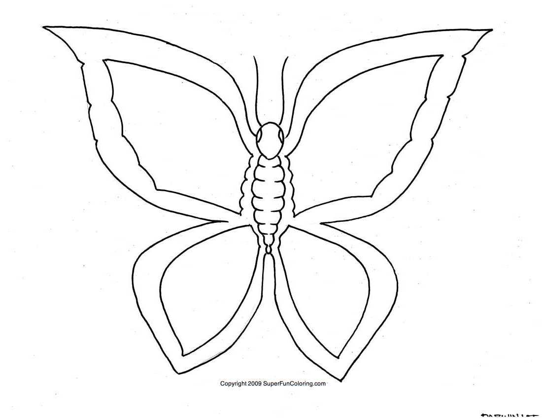 Malvorlage: Schmetterling (Tiere) #15756 - Kostenlose Malvorlagen zum Ausdrucken