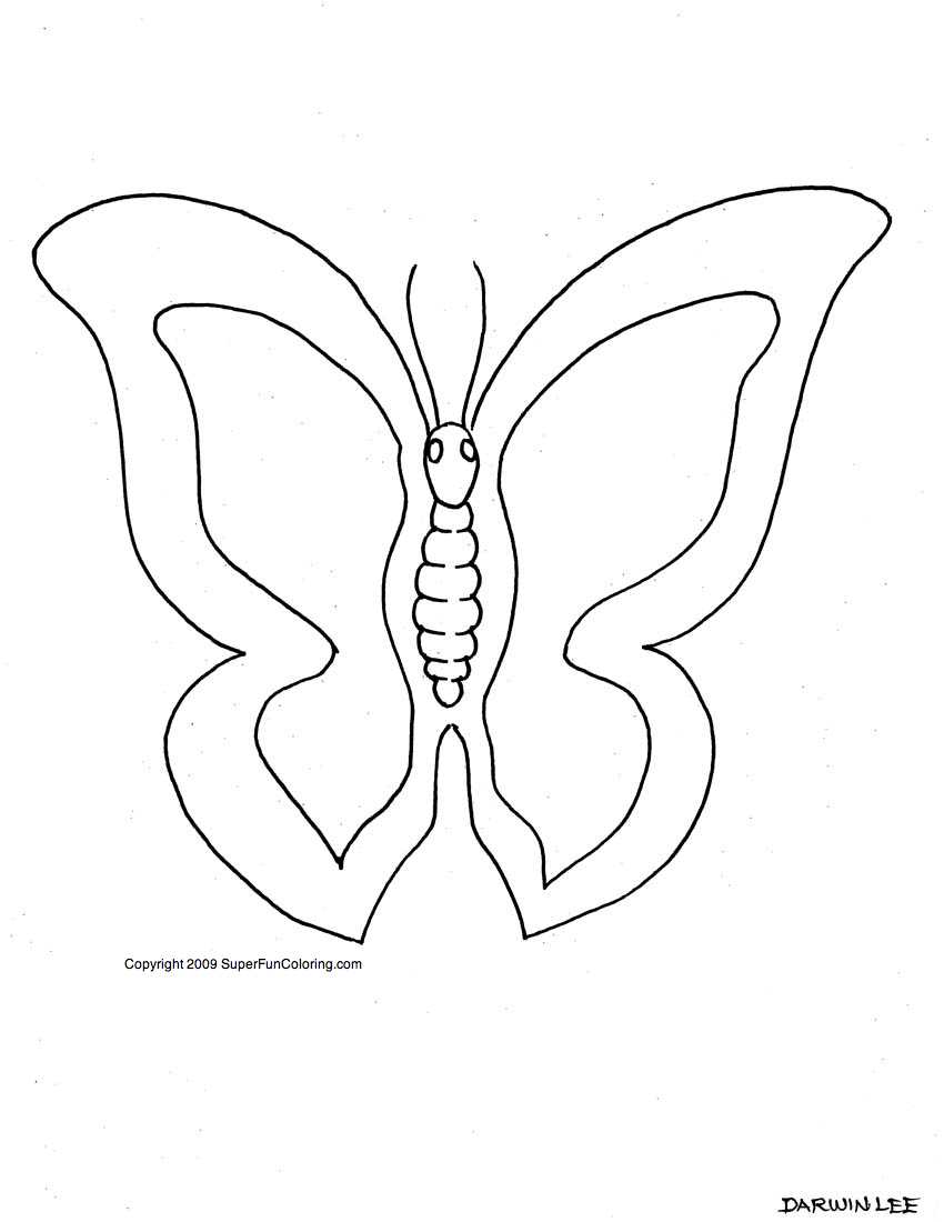 Malvorlage: Schmetterling (Tiere) #15772 - Kostenlose Malvorlagen zum Ausdrucken