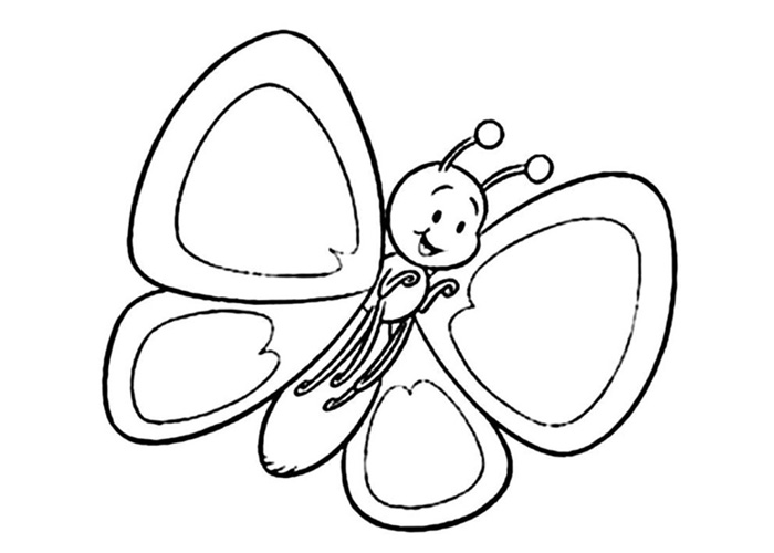 Malvorlage: Schmetterling (Tiere) #15782 - Kostenlose Malvorlagen zum Ausdrucken
