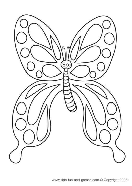 Malvorlage: Schmetterling (Tiere) #15787 - Kostenlose Malvorlagen zum Ausdrucken