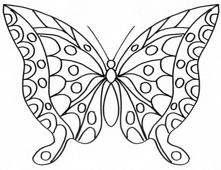 Malvorlage: Schmetterling (Tiere) #15824 - Kostenlose Malvorlagen zum Ausdrucken