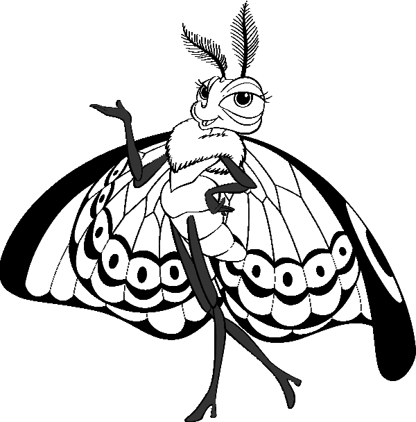 Malvorlage: Schmetterling (Tiere) #15853 - Kostenlose Malvorlagen zum Ausdrucken