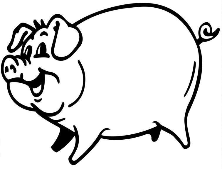 Malvorlage: Schwein (Tiere) #3584 - Kostenlose Malvorlagen zum Ausdrucken