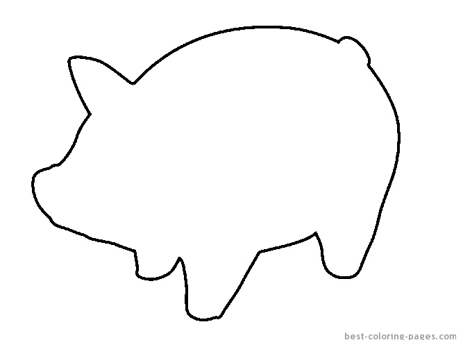 Malvorlage: Schwein (Tiere) #3652 - Kostenlose Malvorlagen zum Ausdrucken