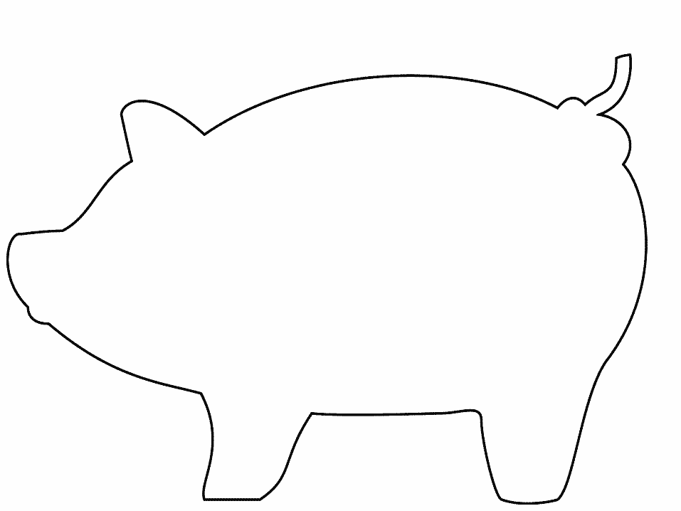 Malvorlage: Schwein (Tiere) #3664 - Kostenlose Malvorlagen zum Ausdrucken