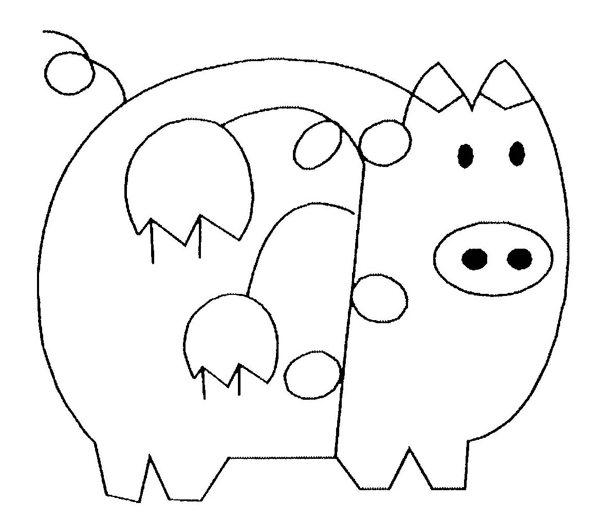 Malvorlage: Schwein (Tiere) #3668 - Kostenlose Malvorlagen zum Ausdrucken