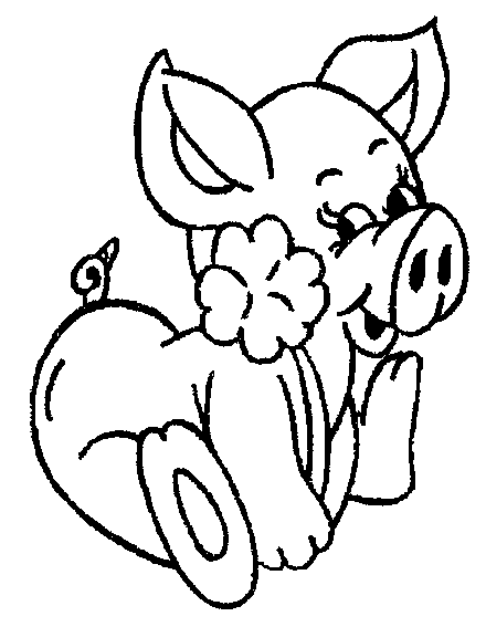 Malvorlage: Schwein (Tiere) #3736 - Kostenlose Malvorlagen zum Ausdrucken