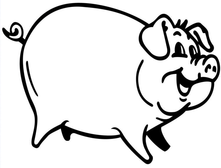 Malvorlage: Schweinefleisch (Tiere) #17632 - Kostenlose Malvorlagen zum Ausdrucken