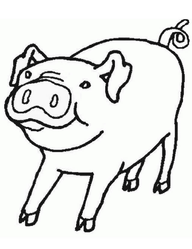 Malvorlage: Schweinefleisch (Tiere) #17633 - Kostenlose Malvorlagen zum Ausdrucken