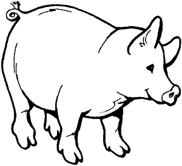 Malvorlage: Schweinefleisch (Tiere) #17640 - Kostenlose Malvorlagen zum Ausdrucken