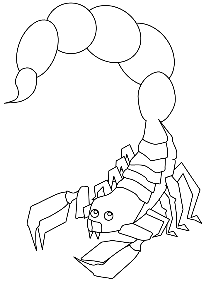 Malvorlage: Skorpion (Tiere) #14623 - Kostenlose Malvorlagen zum Ausdrucken