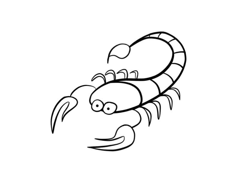 Malvorlage: Skorpion (Tiere) #14626 - Kostenlose Malvorlagen zum Ausdrucken