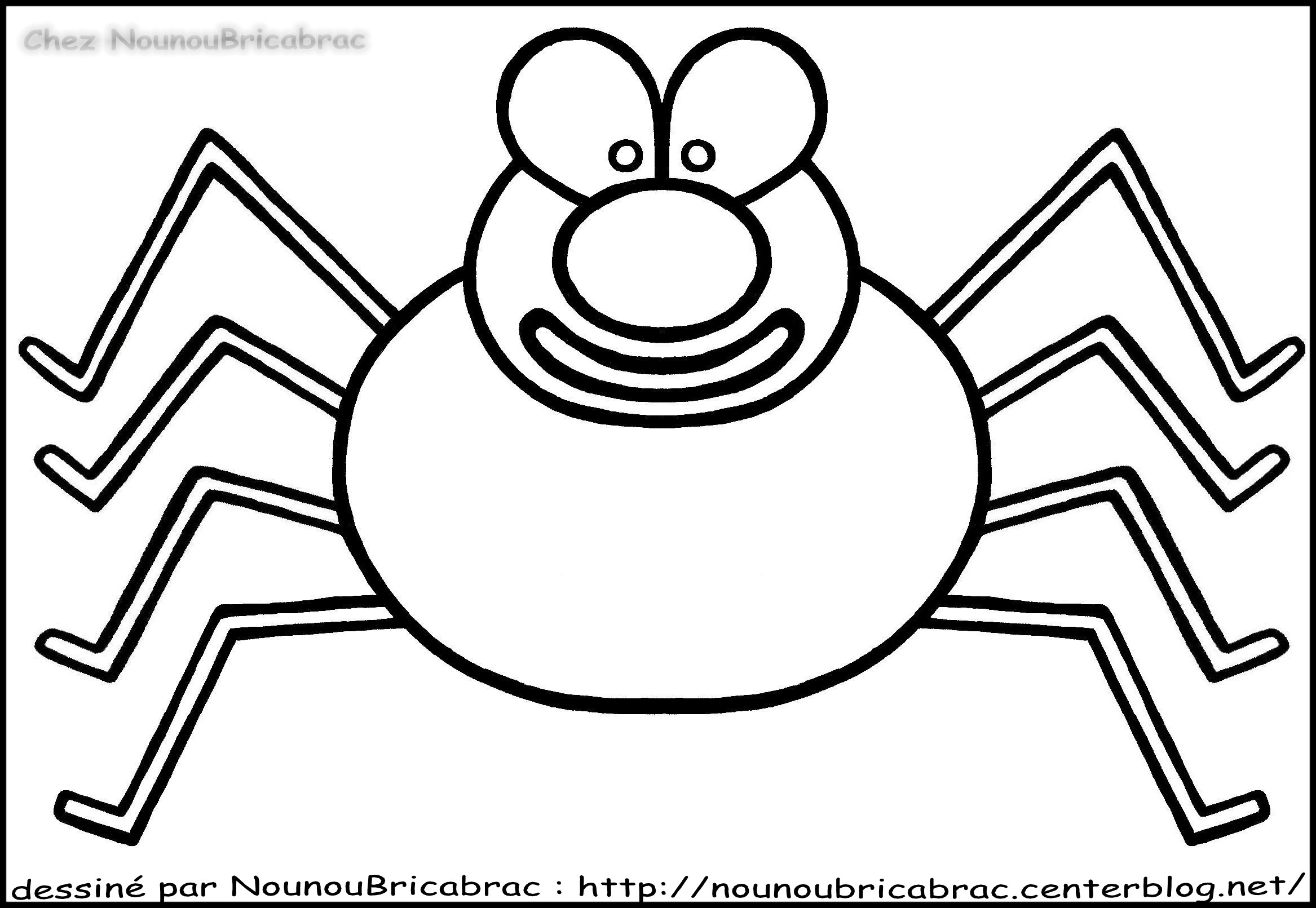Malvorlage: Spinne (Tiere) #592 - Kostenlose Malvorlagen zum Ausdrucken