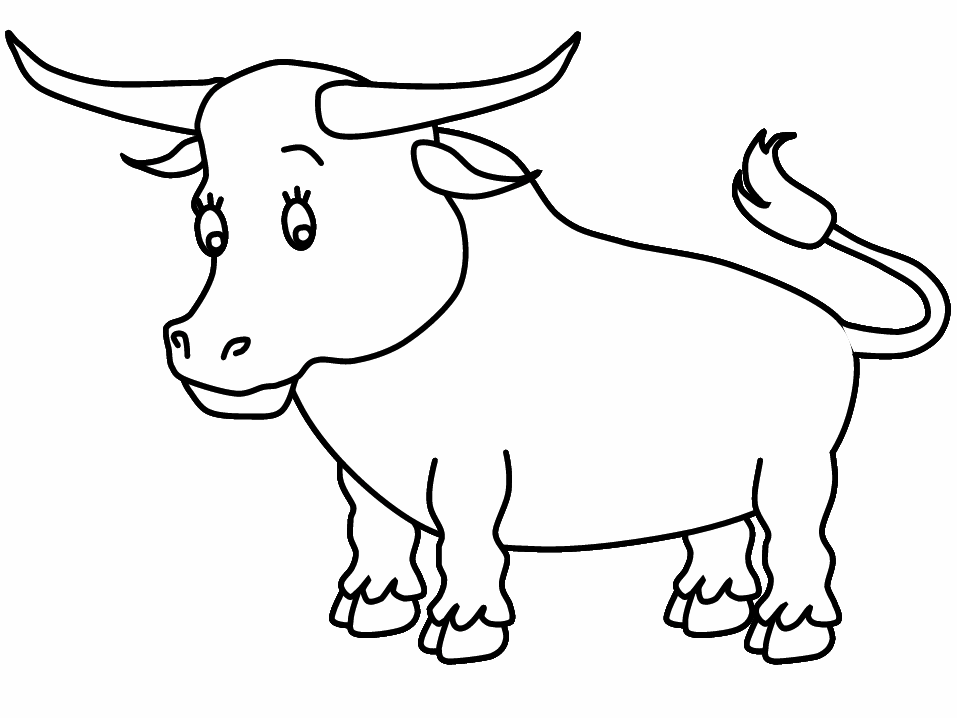 Malvorlage: Stier (Tiere) #13787 - Kostenlose Malvorlagen zum Ausdrucken