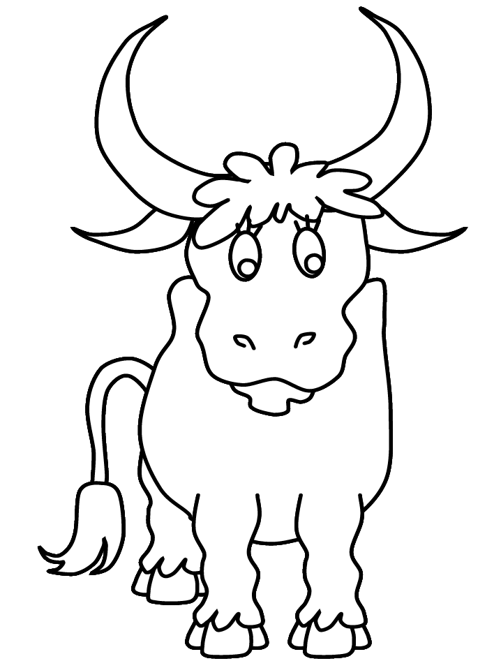 Malvorlage: Stier (Tiere) #13795 - Kostenlose Malvorlagen zum Ausdrucken