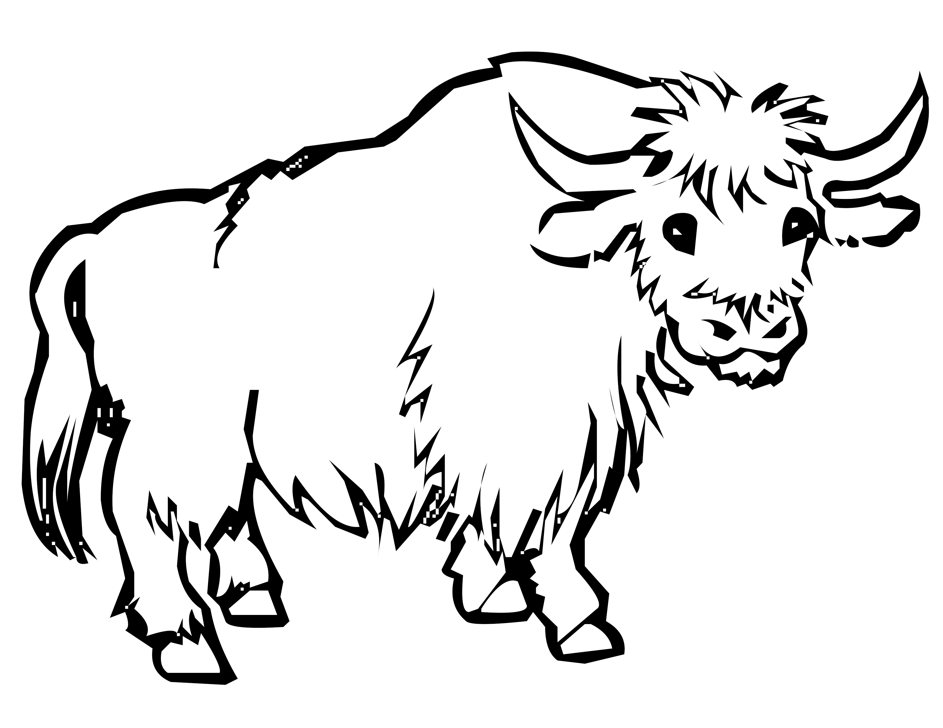 Malvorlage: Stier (Tiere) #13817 - Kostenlose Malvorlagen zum Ausdrucken