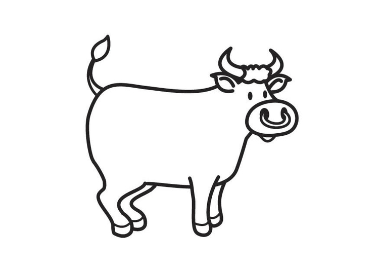 Malvorlage: Stier (Tiere) #13822 - Kostenlose Malvorlagen zum Ausdrucken