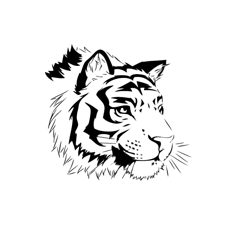 Malvorlage: Tiger (Tiere) #13631 - Kostenlose Malvorlagen zum Ausdrucken