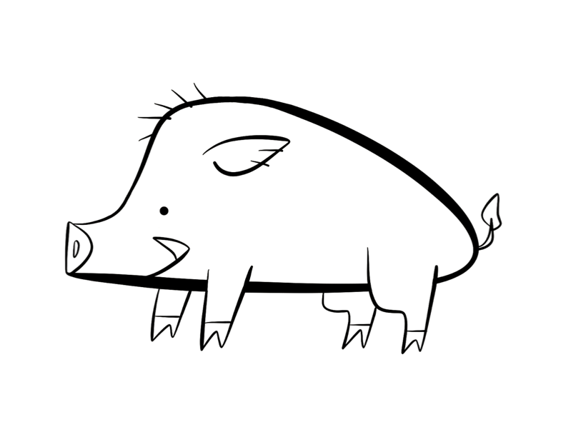 Malvorlage: Wildschwein (Tiere) #14718 - Kostenlose Malvorlagen zum Ausdrucken