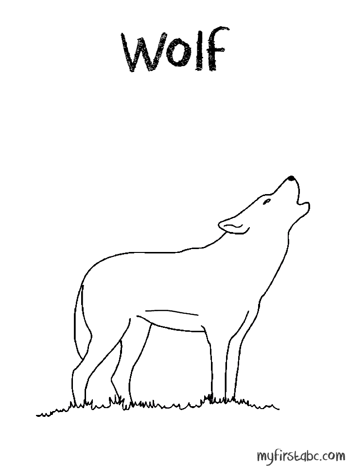 Malvorlage: Wolf (Tiere) #10571 - Kostenlose Malvorlagen zum Ausdrucken