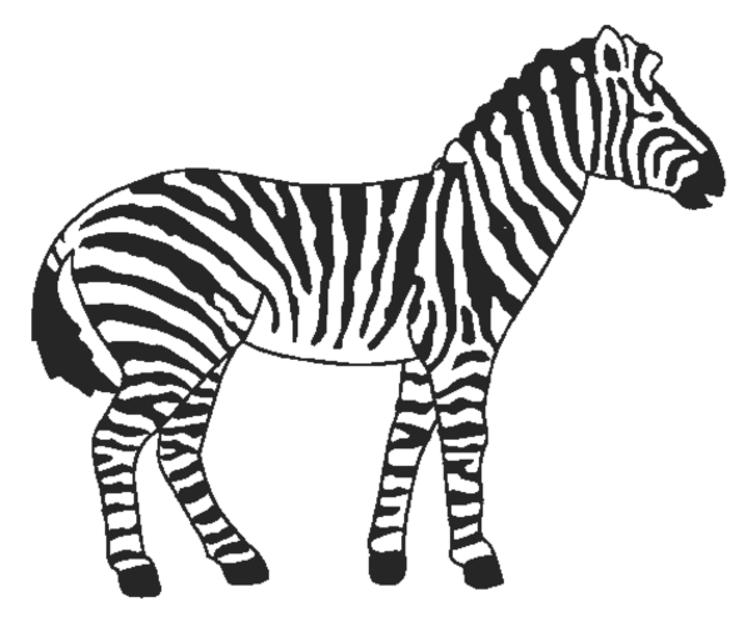 Malvorlage: Zebra (Tiere) #12964 - Kostenlose Malvorlagen zum Ausdrucken