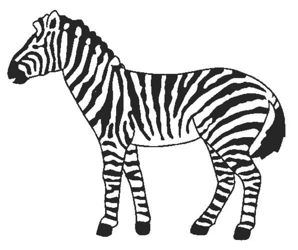 Malvorlage: Zebra (Tiere) #12968 - Kostenlose Malvorlagen zum Ausdrucken