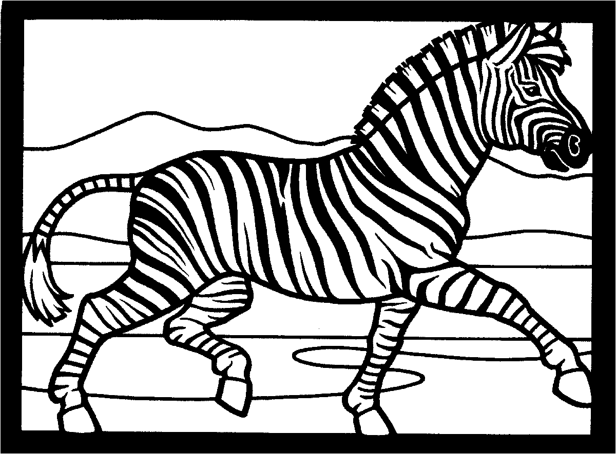 Malvorlage: Zebra (Tiere) #12978 - Kostenlose Malvorlagen zum Ausdrucken