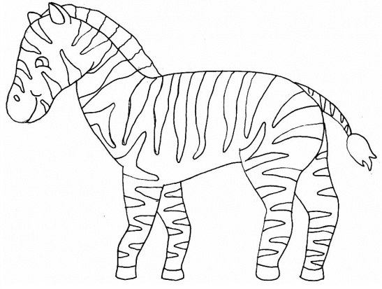 Malvorlage: Zebra (Tiere) #12988 - Kostenlose Malvorlagen zum Ausdrucken