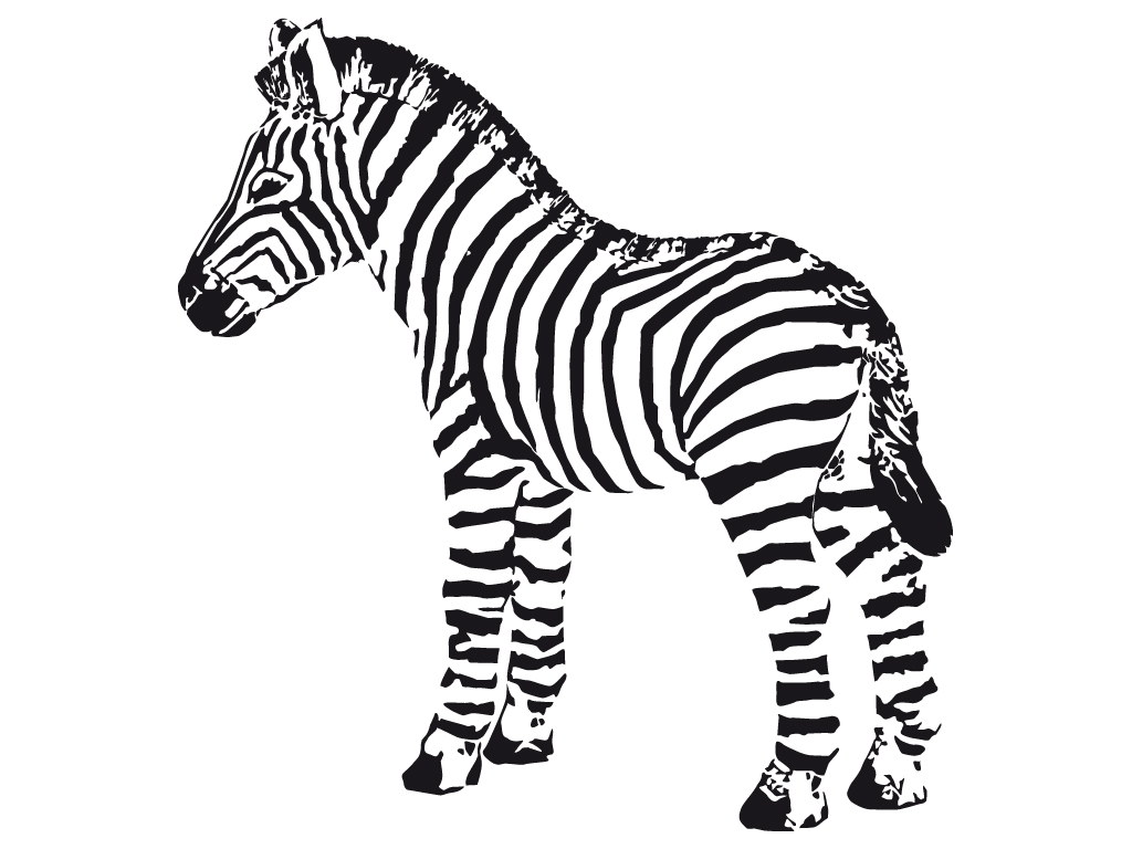 Malvorlage: Zebra (Tiere) #13042 - Kostenlose Malvorlagen zum Ausdrucken