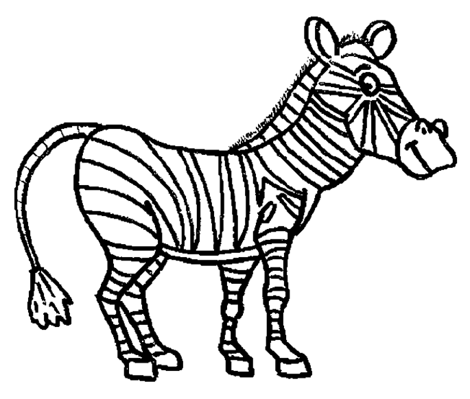 Malvorlage: Zebra (Tiere) #13090 - Kostenlose Malvorlagen zum Ausdrucken