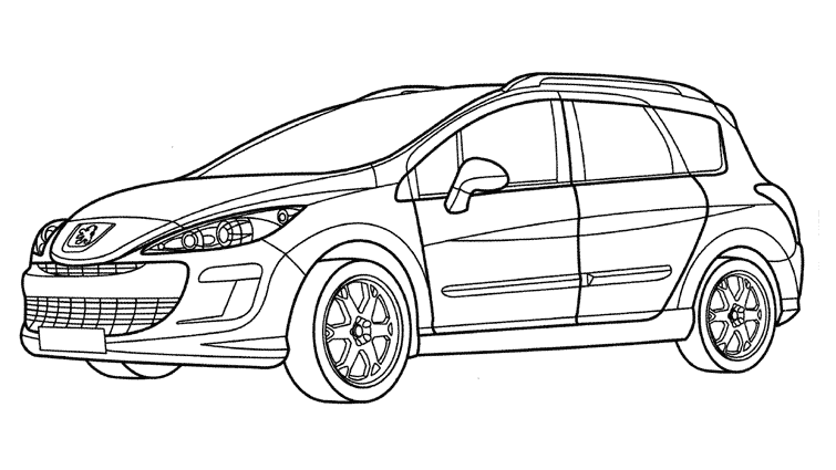 Malvorlage: Auto / Automobil (Transport) #146448 - Kostenlose Malvorlagen zum Ausdrucken