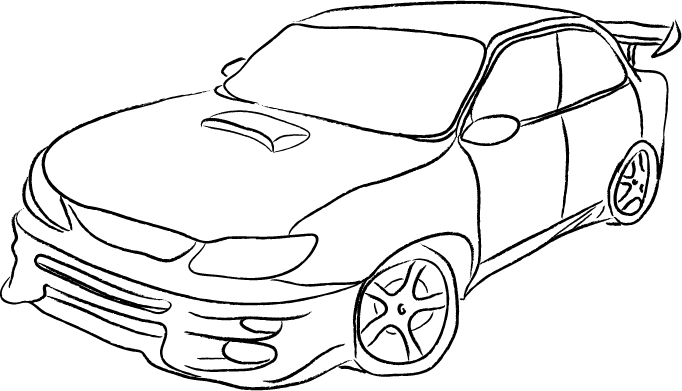 Malvorlage: Auto / Automobil (Transport) #146511 - Kostenlose Malvorlagen zum Ausdrucken