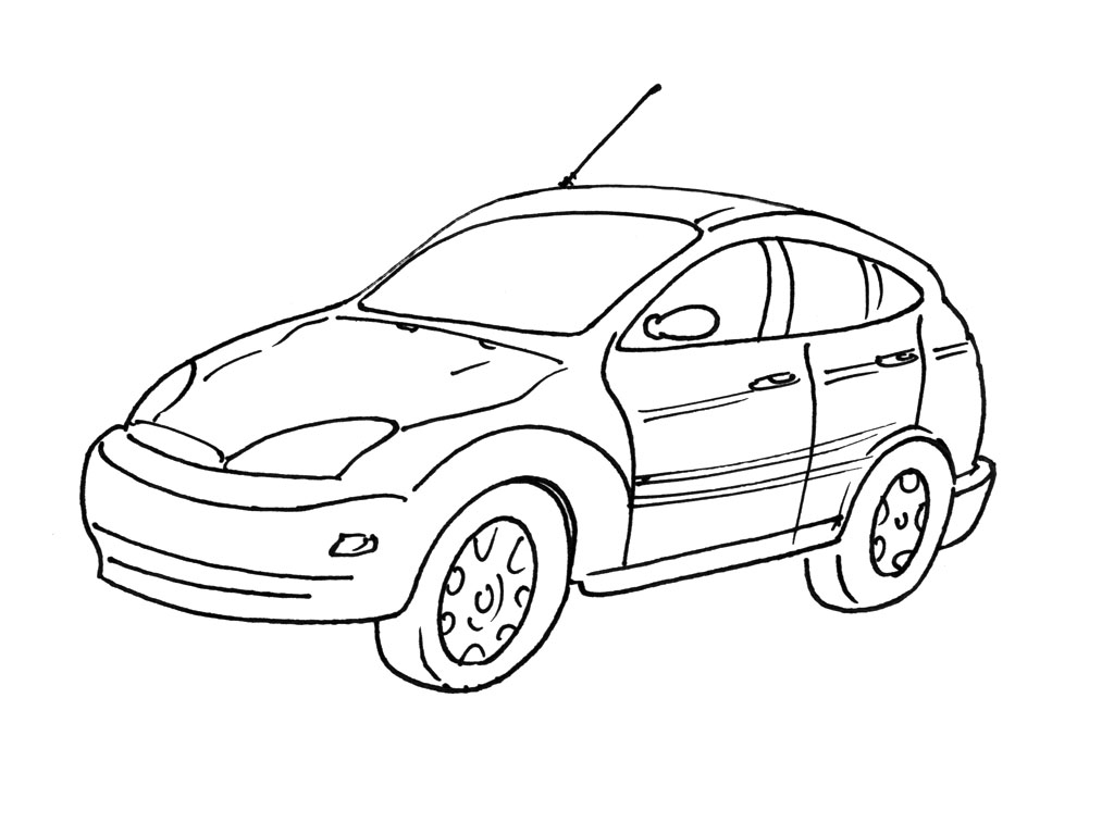 Malvorlage: Auto / Automobil (Transport) #146515 - Kostenlose Malvorlagen zum Ausdrucken