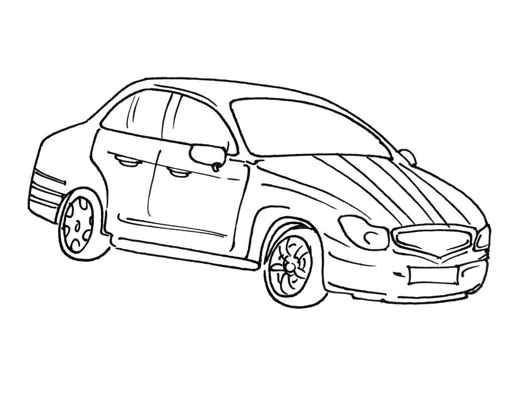 Malvorlage: Auto / Automobil (Transport) #146544 - Kostenlose Malvorlagen zum Ausdrucken