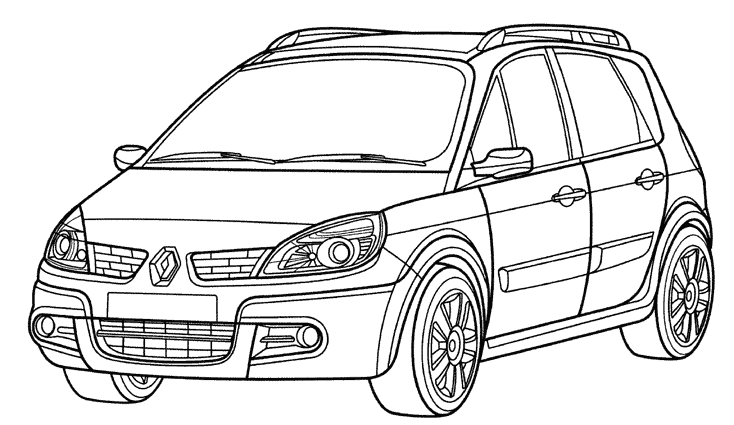 Malvorlage: Auto / Automobil (Transport) #146594 - Kostenlose Malvorlagen zum Ausdrucken