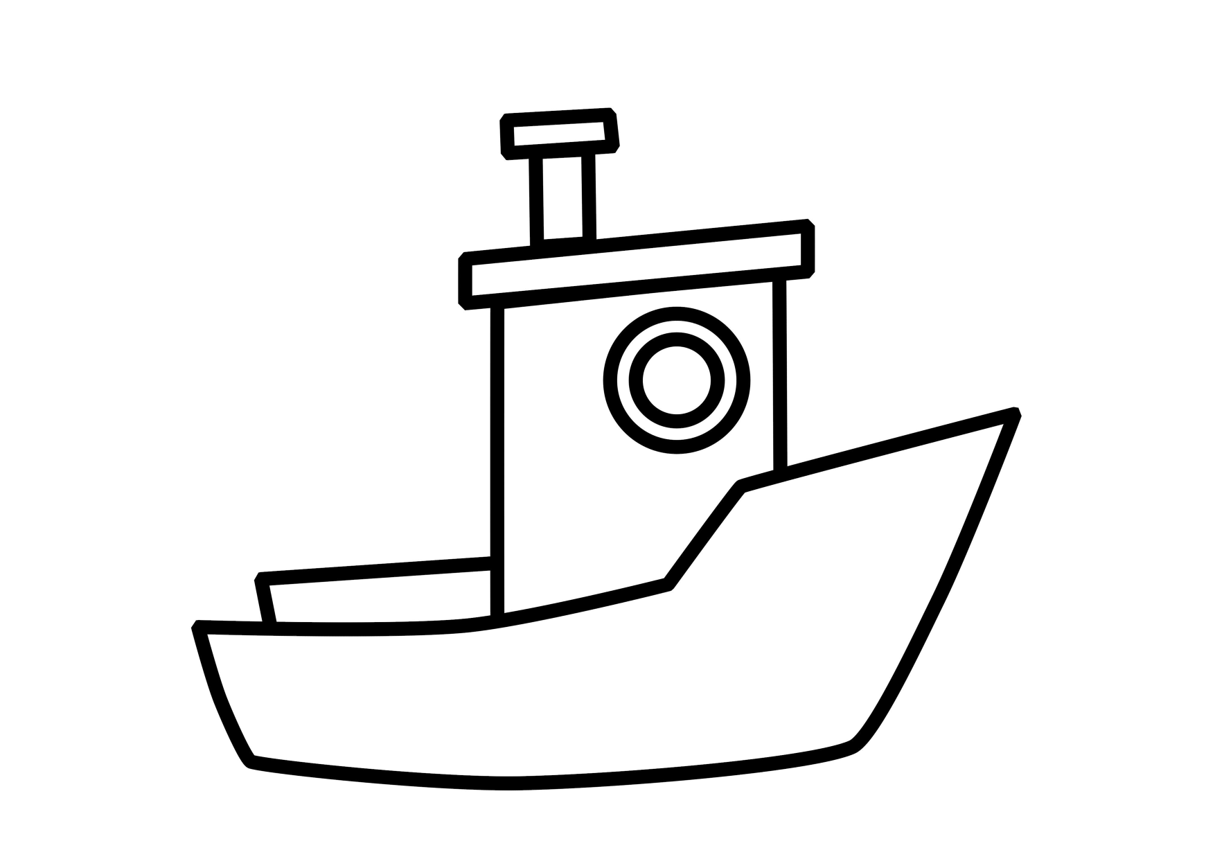 Malvorlage: Boot Schiff (Transport) #137494 - Kostenlose Malvorlagen zum Ausdrucken