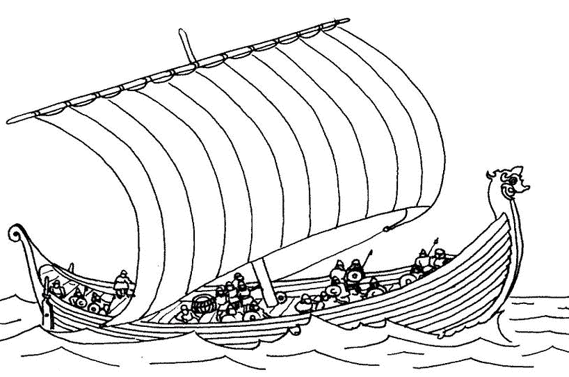 Malvorlage: Boot Schiff (Transport) #137506 - Kostenlose Malvorlagen zum Ausdrucken