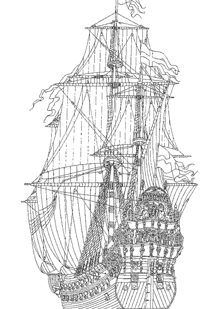 Malvorlage: Boot Schiff (Transport) #137511 - Kostenlose Malvorlagen zum Ausdrucken