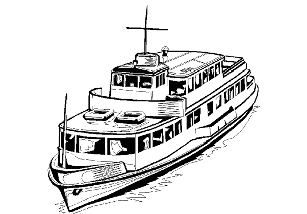 Malvorlage: Boot Schiff (Transport) #137519 - Kostenlose Malvorlagen zum Ausdrucken