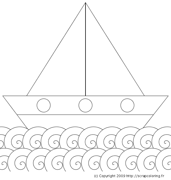 Malvorlage: Boot Schiff (Transport) #137537 - Kostenlose Malvorlagen zum Ausdrucken