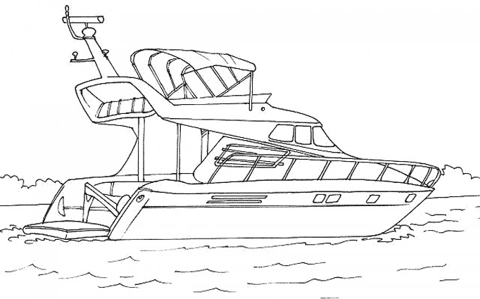 Malvorlage: Boot Schiff (Transport) #137564 - Kostenlose Malvorlagen zum Ausdrucken